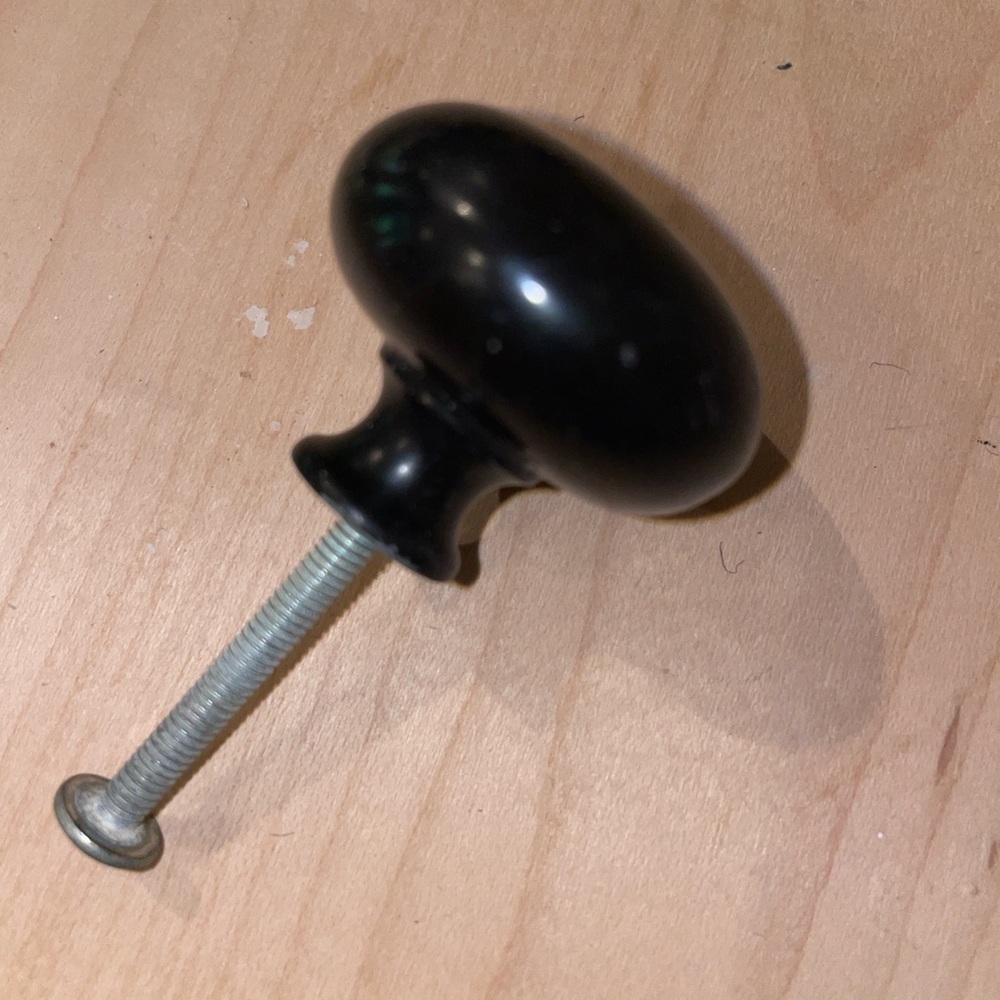 Black Decorative Knob